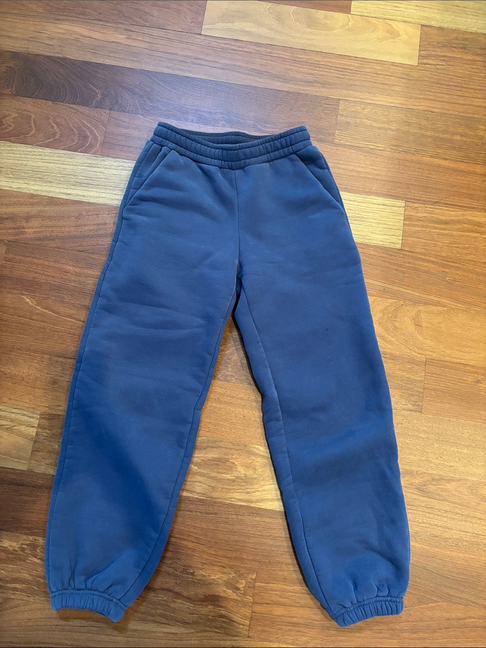PARKE Navy Blue Fleece Jogger Sweatpants